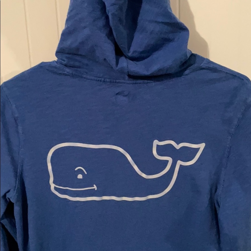 Vineyard Vines XS Shirt Curved Hem Tunic Hoodie